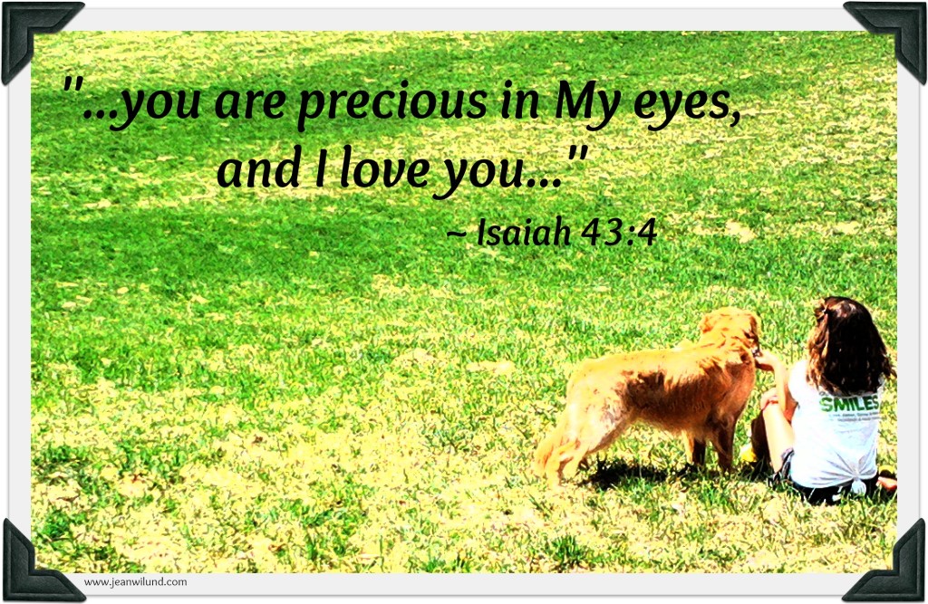 Isaiah 43-4 I Love You Corners