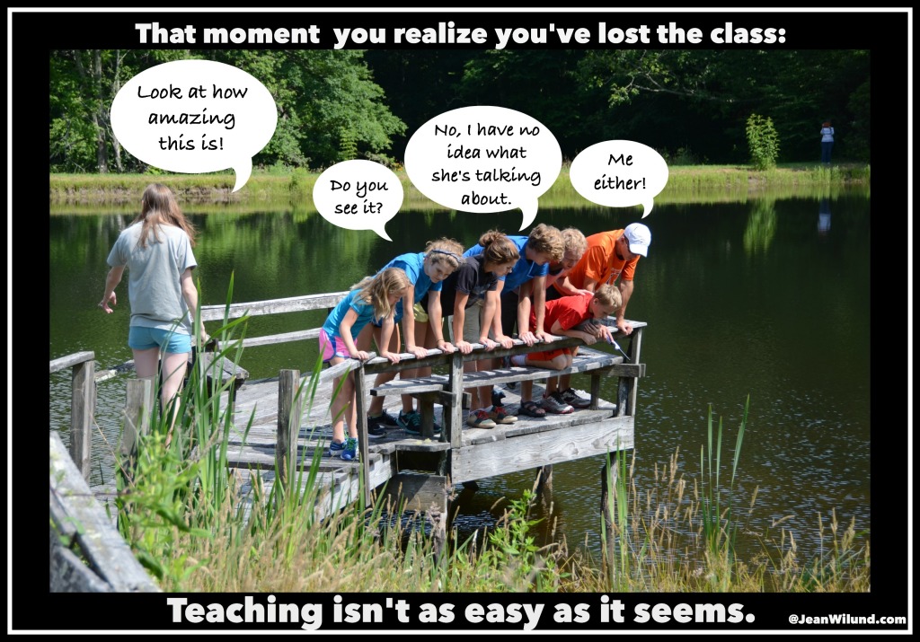 If only the class could see what you see? Teaching isn't as easy as it seems.