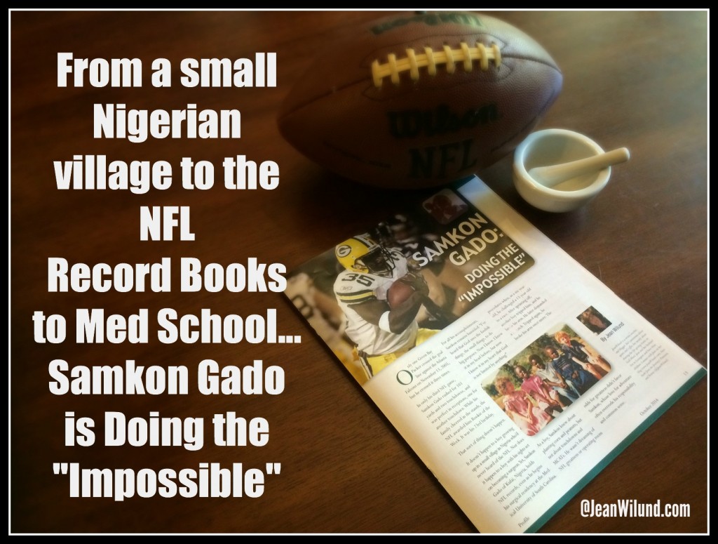 Click photo to read the powerful story of Samkon Gado, who never let the facts interfere with the possibilities.