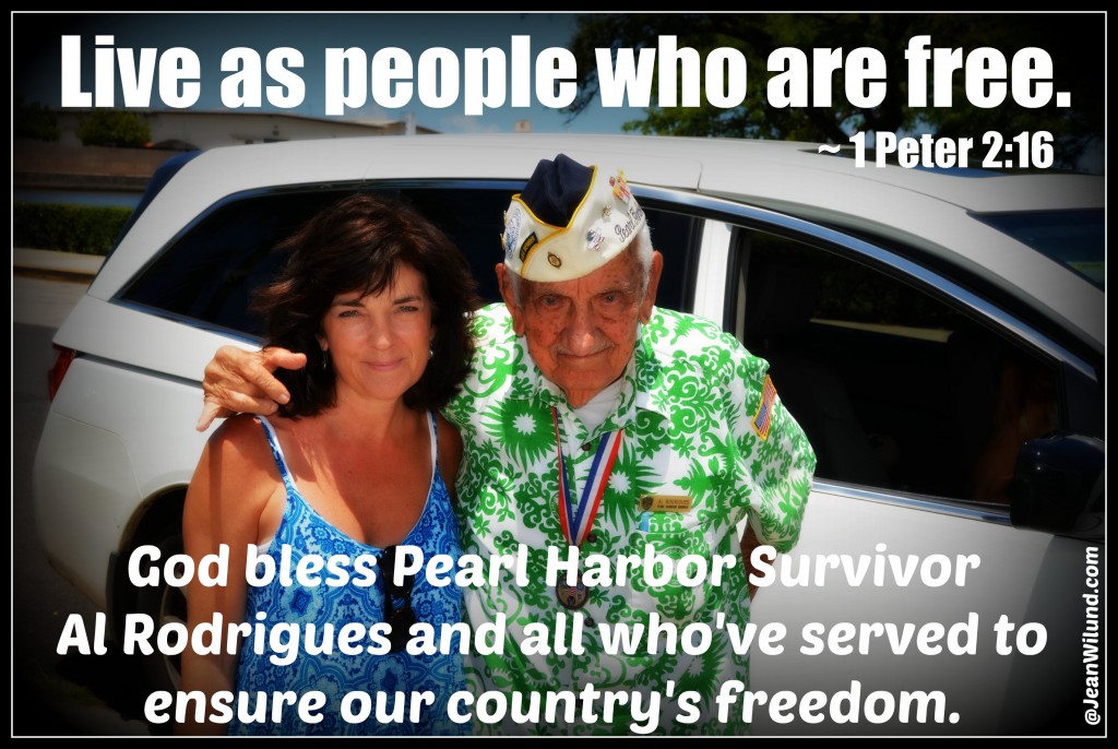 Listen to Pearl Harbor Survivor Al Rodrigues share his story. And be encouraged to live Free in Christ.