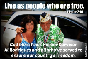 God Bless Al Rodrigues Pearl Harbor Survivor