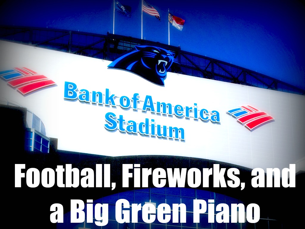 Click to read how God works in unexpected way, even Football, Fireworks and a Big Green Piano (by Leigh Ann Thomas via www.jeanwilund.com)