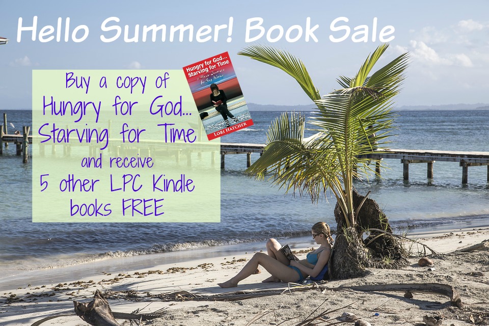 Five Free books for Summer Reading with the purchase of Hungry for God, Starving for Time Summer Book Promo. Check it out!