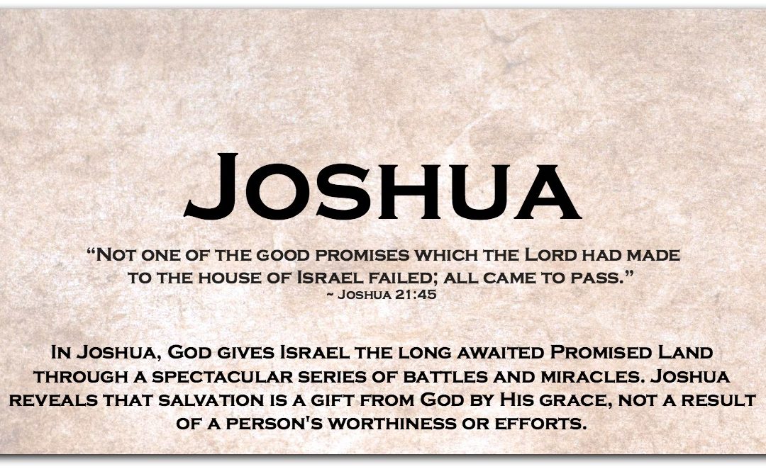 JOSHUA ~ Dipping Our Toes into the Book of Joshua