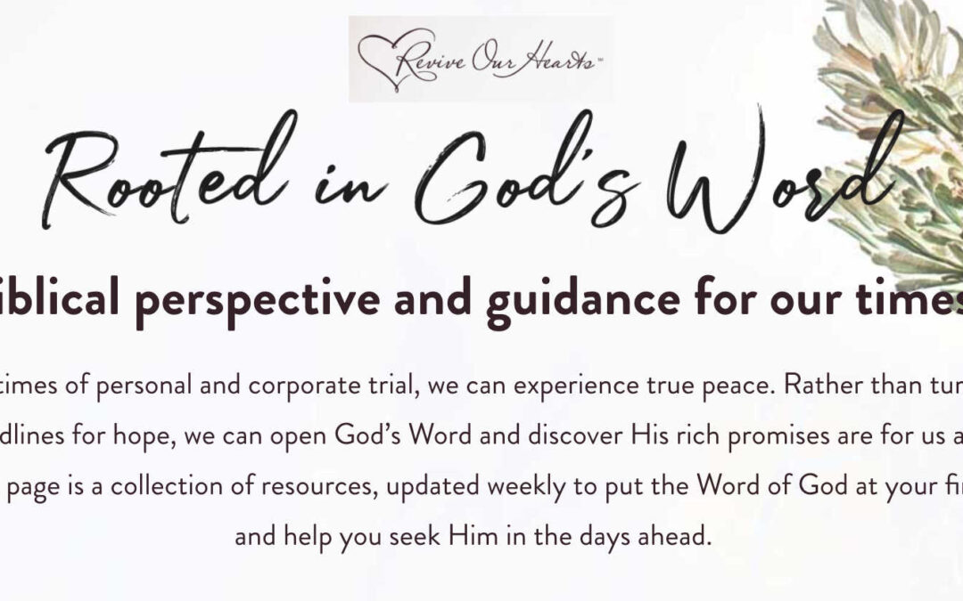 Revive Our Hearts — Resources to Root You in God’s Word