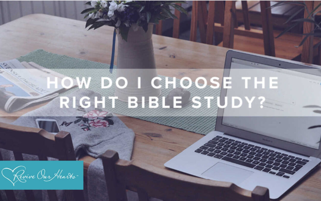 How Do I Choose the Right Bible Study?