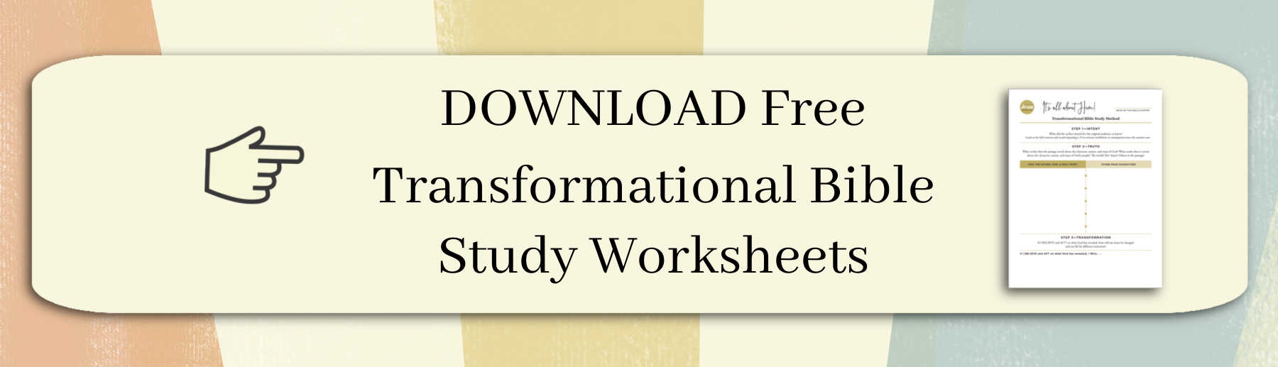 Download Embracing Joy Transformational Bible Study Worksheets